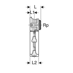 Boîte de raccordement 90° Flowfit Ø 15/20 mm 650.688.00.3