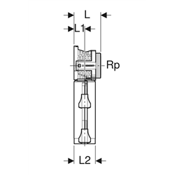 Boîte de raccordement double 90° Flowfit Ø 15 mm 650.689.00.3
