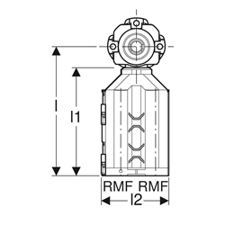 Boîte de raccordement double 90° Flowfit Ø 15 mm 650.689.00.3