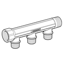 Nourrice de distribution FlowFit avec raccord fileté et départ pour MasterFix longueur 11,5 cm Ø 20/15/20 mm 653.428.00.1