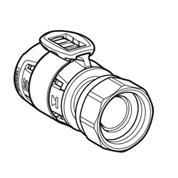 Raccord FlowFit avec écrou de serrage Ø 50/65 mm 620.646.00.1