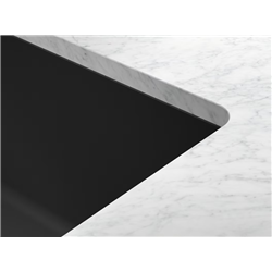 Evier Maris Fragranit MRG 110-52 Noir mat vidage manuel 276602