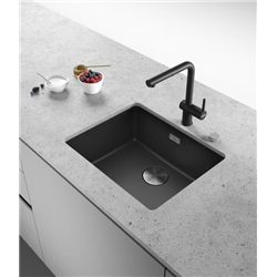 Evier Maris Fragranit MRG 110-52 Noir mat vidage automatique 275995