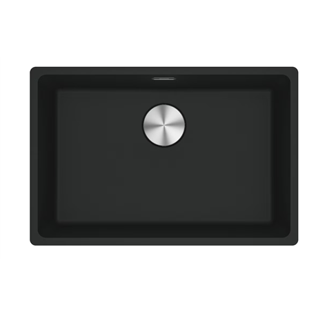 Evier Maris Fragranit MRG 110-62 Noir mat vidage automatique 282528