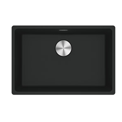 Evier Maris Fragranit MRG 110-62 Noir mat vidage manuel 282580