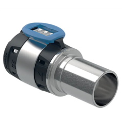 Raccord FlowFit sur Mapress, avec tube à insérer, acier inoxydable Ø 12 mm 620.250.00.1
