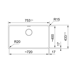 Evier Maris Fragranit MRG 110-72 Blanc vidage automatique 282702
