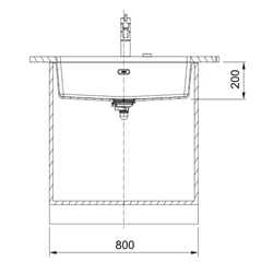 Evier Maris Fragranit MRG 110-72 Stone vidage automatique 282733