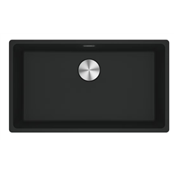 Evier Maris Fragranit MRG 110-72 Noir mat vidage automatique 282757
