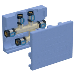 Raccord croisé FlowFit avec boîtier d’isolation Ø 15/12/15 mm 619.321.00.1