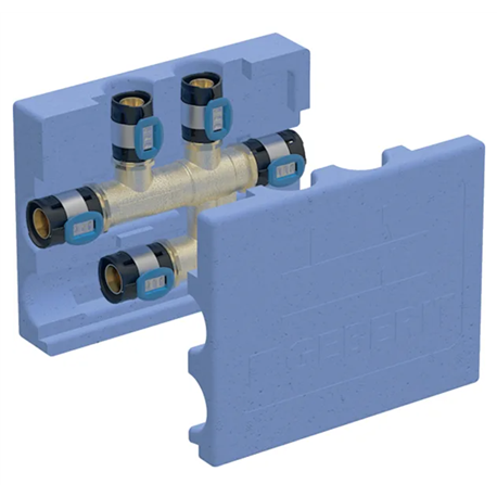 Raccord croisé FlowFit avec boîtier d’isolation Ø 20/12/15 mm 619.302.00.1 Raccord croisé FlowFit avec boîtier d’isolation Ø 20/12/15 mm 619.302.00.1