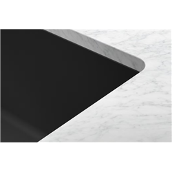Evier Maris Fragranit MRG 110-72 Noir mat vidage manuel 282818