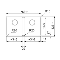Evier Maris Fragranit MRG 120-35-35 Noir mat vidage automatique 282931