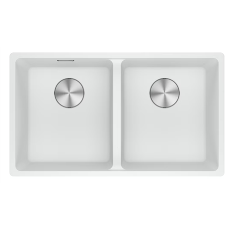 Evier Maris Fragranit MRG 120-35-35 Blanc vidage automatique 282887