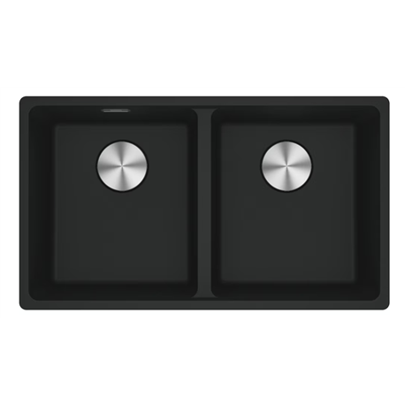 Evier Maris Fragranit MRG 120-35-35 Noir mat vidage automatique 282931