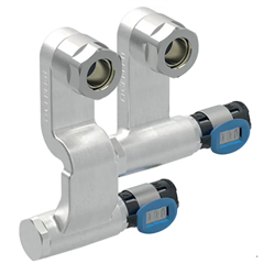 Pack d'embouts de raccordement FlowFit pour aller et retour, avec raccord union pour eurocône Ø 12 mm 619.460.22.1