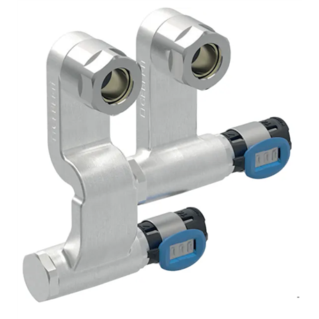 Pack d'embouts de raccordement FlowFit pour aller et retour, avec raccord union pour eurocône Ø 12 mm 619.460.22.1 Pack d'embouts de raccordement FlowFit pour aller et retour, avec raccord union pour eurocône Ø 12 mm 619.460.22.1