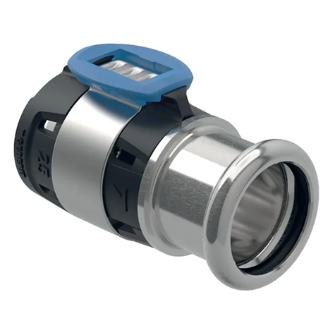 Raccord FlowFit sur Mapress, avec manchon à sertir, acier inoxydable Ø 12/10 mm 620.329.00.1 Raccord FlowFit sur Mapress, avec manchon à sertir, acier inoxydable Ø 12/10 mm 620.329.00.1