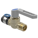 Robinet à boisseau sphérique FlowFit avec filetage mâle et levier de déclenchement Ø 20 mm 619.867.00.1