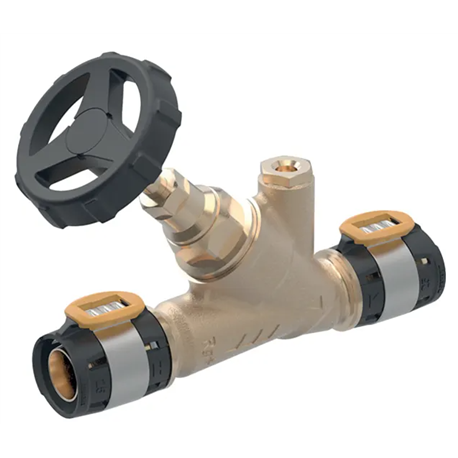 Robinet d'arrêt à siège incliné FlowFit Ø 40 mm 619.835.00.1 Robinet d'arrêt à siège incliné FlowFit Ø 40 mm 619.835.00.1