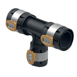 Té réduit FlowFit Ø 65/40/65 mm 620.137.00.1