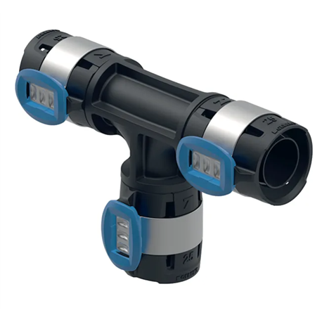 Lot de 5 tés égal FlowFit Ø 25 mm 620.083.00.1 Lot de 5 tés égal FlowFit Ø 25 mm 620.083.00.1