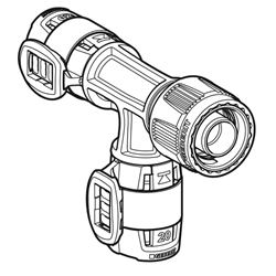 Lot de 5 tés FlowFit avec MasterFix, embranchement Ø 12/12/15 mm 620.780.00.1