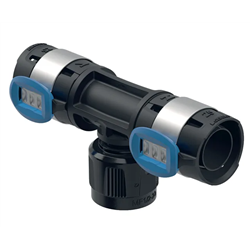 Lot de 5 tés FlowFit avec MasterFix, passage Ø 20/15/15 mm 620.382.00.1