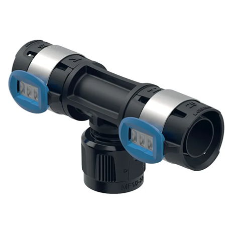 Lot de 5 tés FlowFit avec MasterFix, passage Ø 20/15/15 mm 620.382.00.1 Lot de 5 tés FlowFit avec MasterFix, passage Ø 20/15/15 mm 620.382.00.1