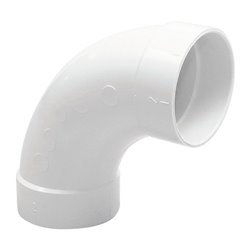 Sachet de 4 Coudés 90° Ø51 mm femelle/femelle