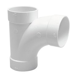 Sachet de 2 Té 90° Ø51 mm femelle/femelle