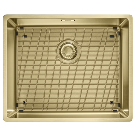 Evier Mythos Masterpiece BXM 110-50 Vidage automatique, 540x450 mm, Reflet d'Or 117837 Evier Mythos Masterpiece BXM 110-50 Vidage automatique, 540x450 mm, Reflet d'Or 117837