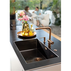 Evier Mythos Masterpiece BXM 110-68 Vidage automatique, 725x450 mm, Anthracite 112863