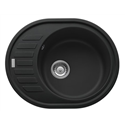 Evier Rotondo Fragranit ROG 611-62 Noir mat 303773