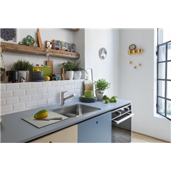 Evier Smart Inox SRX 110-50 Vidage automatique Inox 278125