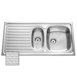 Evier Jazzy Inox Nid abeille 1000x500 mm
