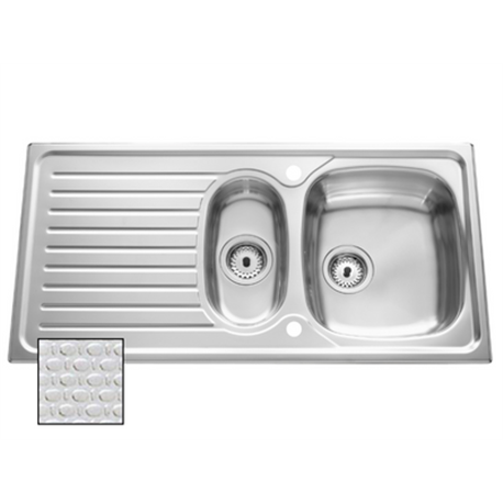 Evier Jazzy Inox Nid abeille 1000x500 mm