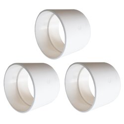 Sachet de 3 Adaptateurs Ø50/51 mm femelle/femelle