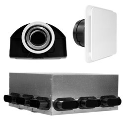 Kit accessoires réseau Pluggit Avec plénums T5 + 4 sanitaines