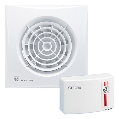 Kit Aérateur Silent 100 CZ 95 m3/h Clapet anti-retour Kit Aérateur Silent 100 CZ 95 m3/h Clapet anti-retour
