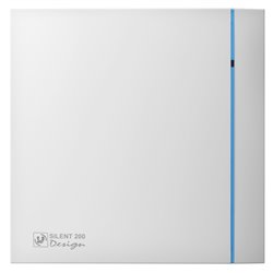 Aérateur Silent design 200 CZ Blanc 175 m3/h Clapet anti-retour