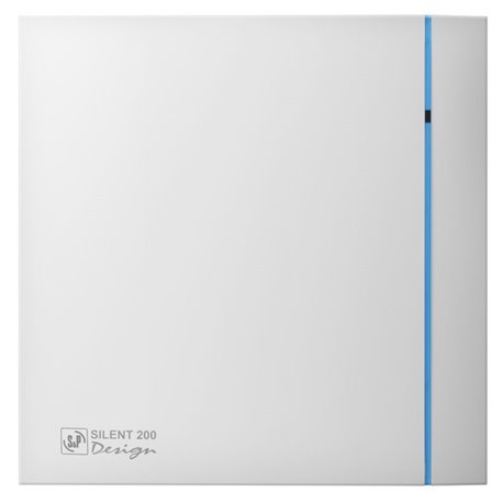 Aérateur Silent design 200 CZ Blanc 175 m3/h Clapet anti-retour