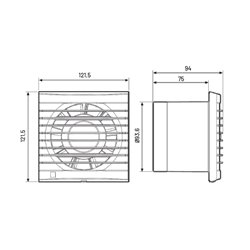 Aérateur EDM 80 NZ 80 m3/h Standard