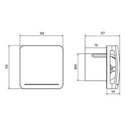 Aérateur Eco Air Design H Débit constant