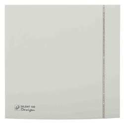 Aérateur Silent design 100 CZ Blanc Swarovski 85 m3/h Clapet anti-retour