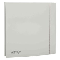 Aérateur Silent design 100 CZ Blanc Swarovski 85 m3/h Clapet anti-retour