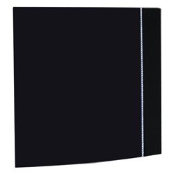Aérateur Silent design 100 CZ Noir Swarovski 85 m3/h Clapet anti-retour