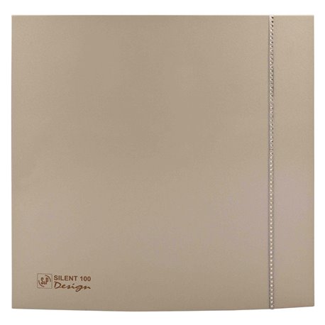 Aérateur Silent design 100 CZ Champagne Swarovski 85 m3/h Clapet anti-retour Aérateur Silent design 100 CZ Champagne Swarovski 85 m3/h Clapet anti-retour