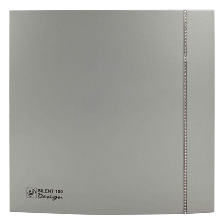 Aérateur Silent design 100 CZ Silver Swarovski 85 m3/h Clapet anti-retour Aérateur Silent design 100 CZ Silver Swarovski 85 m3/h Clapet anti-retour