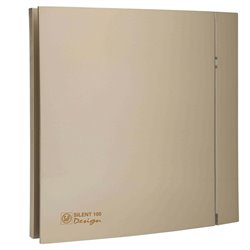 Aérateur Silent design 100 CZ Champagne 85 m3/h Clapet anti-retour